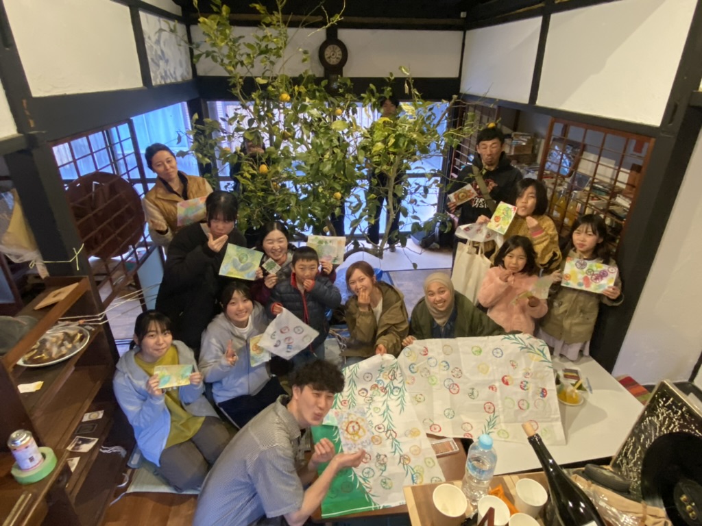 古民家で開かれた交流イベントの様子